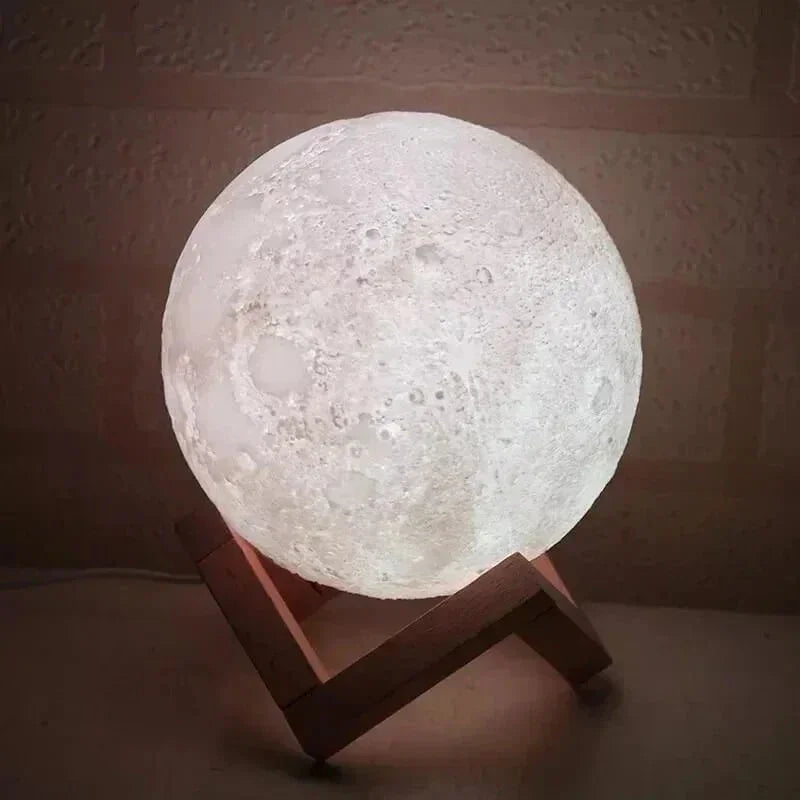 Luminária Lua Umidificadora 3D