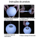 Luminária Lua Umidificadora 3D